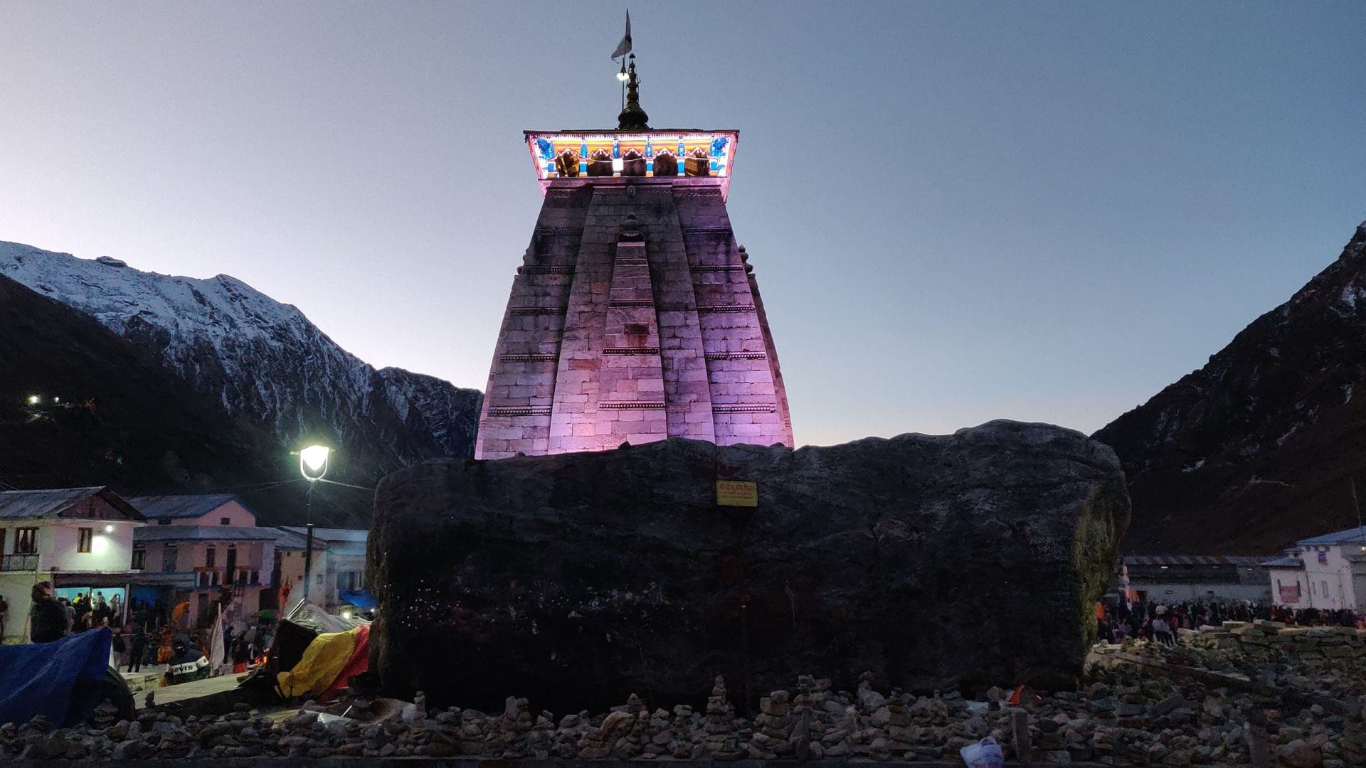Bheem Shila behind Kedarnath Temple