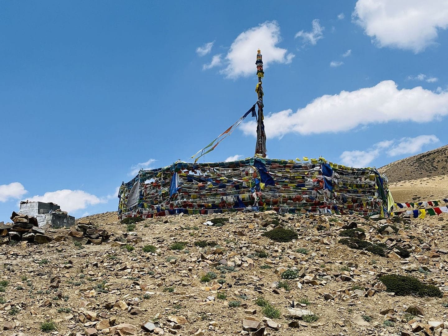 Lungdar Prayer Flags at Komic