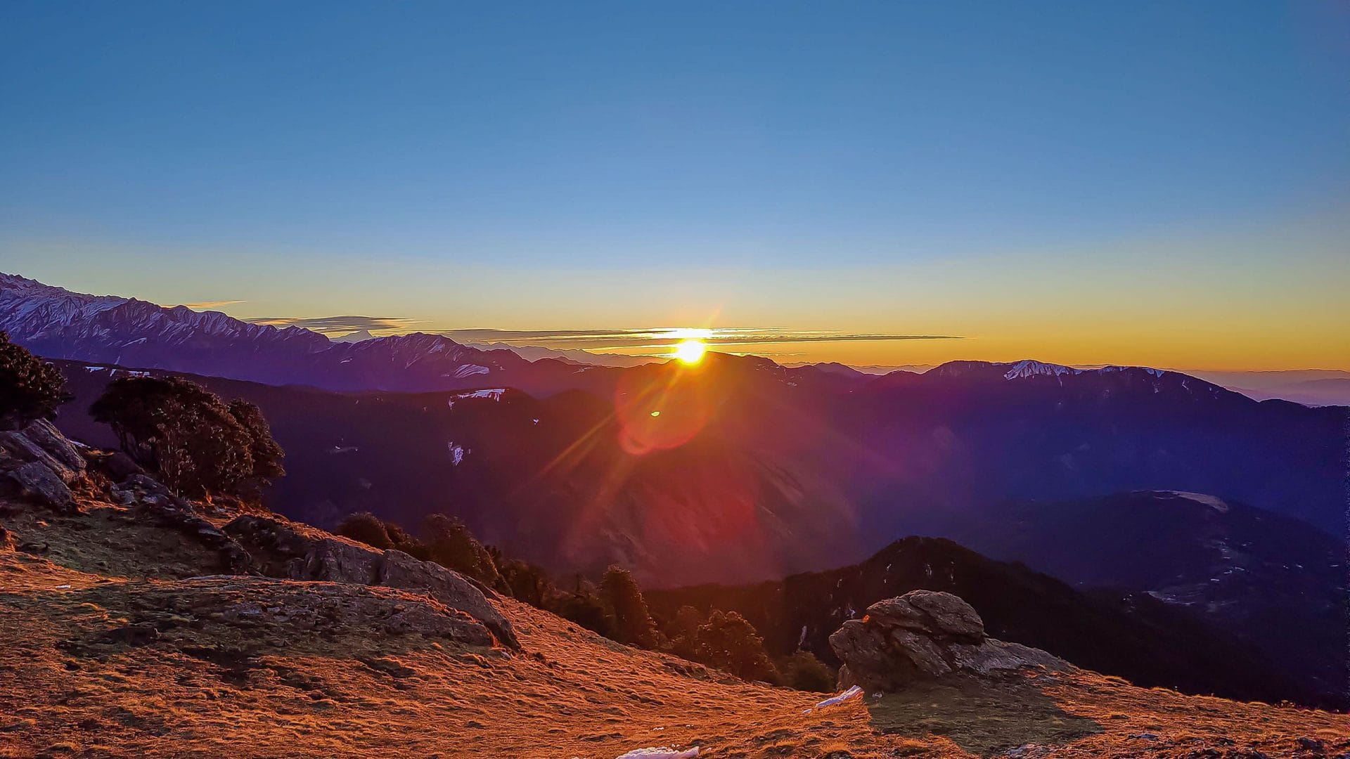 Sunrise at BrahmaTal Peak