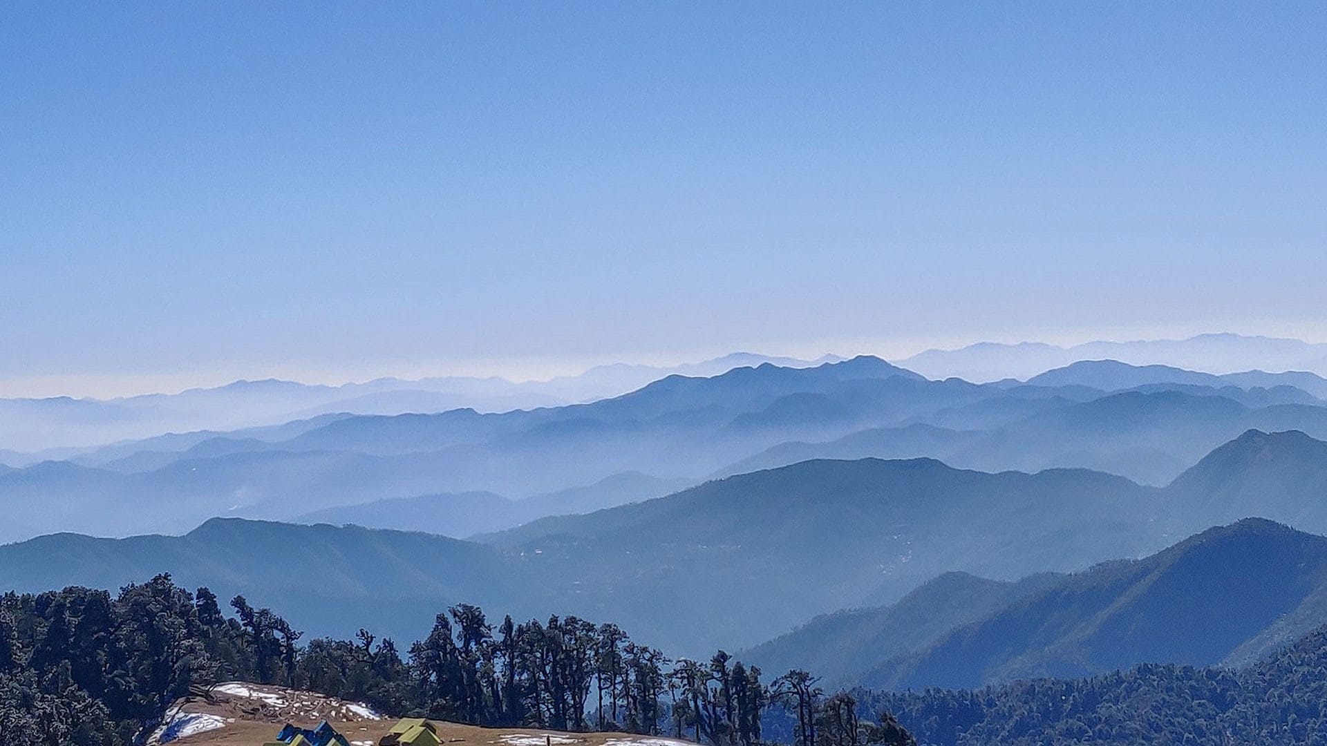 View of Tilandi Camp Site on the Way from Bekaltal to BrahmaTal