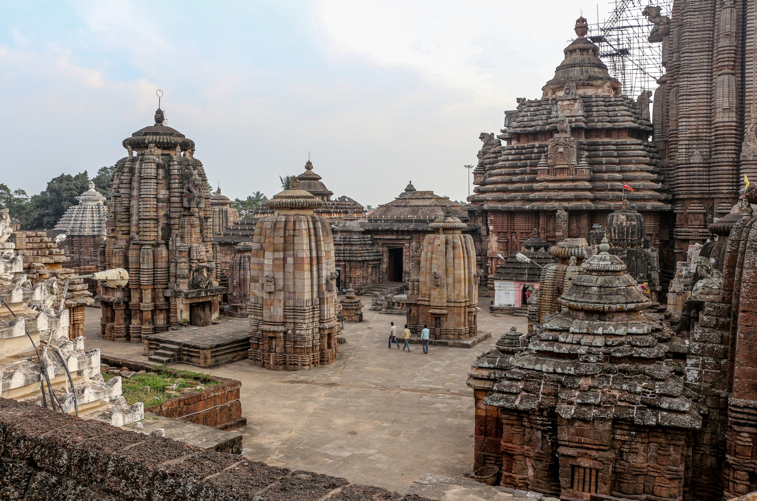 Lingaraja Temple, the principal Kalinga-style temple in Bhubaneswar, Odisha